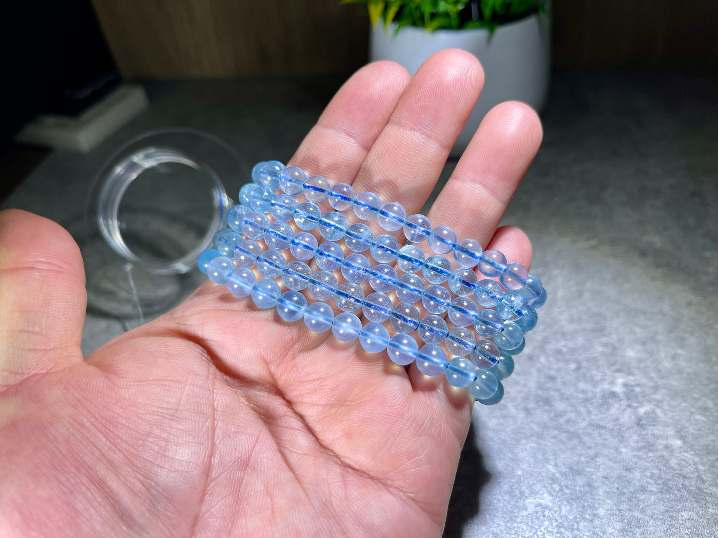 Pisces (February 19 - March 20) Natural Aquamarine Gemstone Bracelets