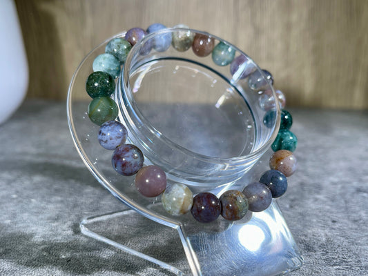 Leo (July 23 - August 22) Natural Moss Agate Bracelets