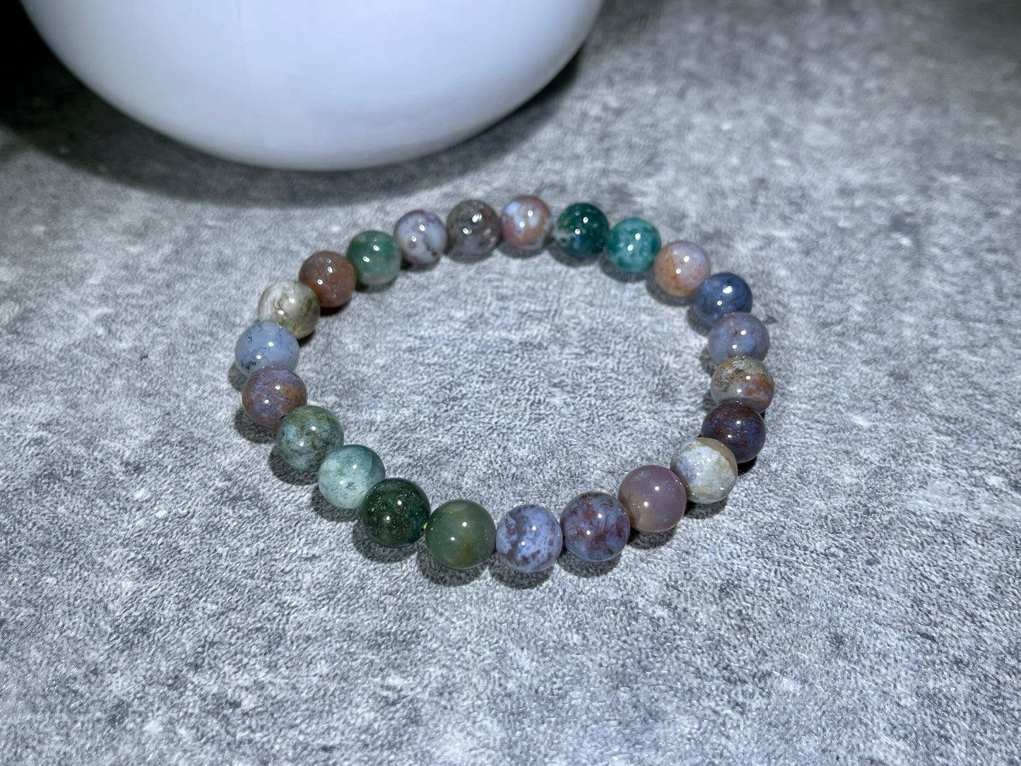 Leo (July 23 - August 22) Natural Moss Agate Bracelets