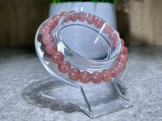 Sagittarius (November 22 - December 21) Natural Strawberry Quartz Bracelets