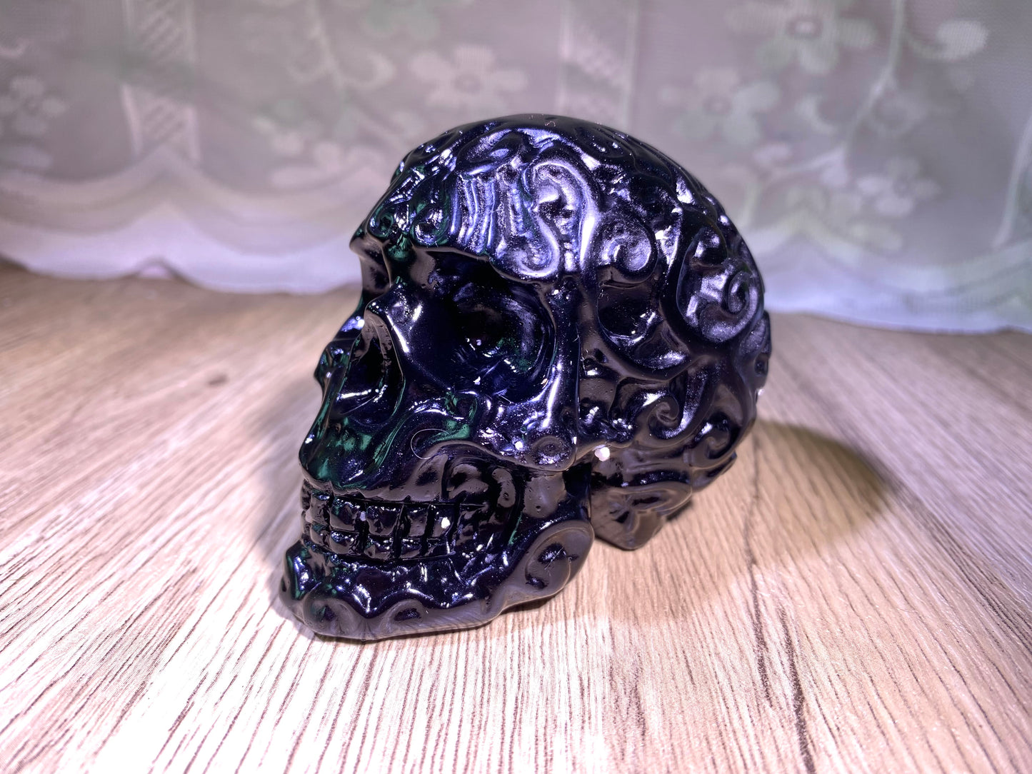 NICE!!! Natural Obsidian Skulls, Crystal Skuls, Hand Carved Crystal Skulls, Crystal Gift