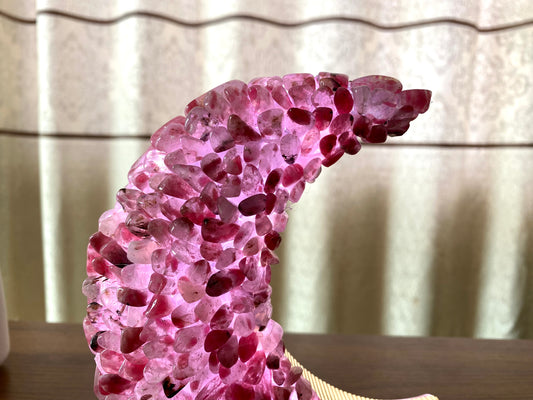 Goat Natural Crystal Lamps, Tourmaline Lamps, Handmade Crystal Nightlight,Table Lamp, Desk Lamp, Crystal Gift, Birthday Gifts.